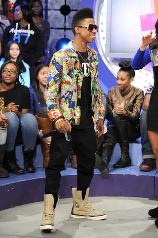 Fly - Lil Twist at 106 &amp; Park, January 05, 2012. (Photo: John Ricard/BET)