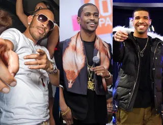 Ludacris vs. Big Sean and Drake - Luda took aim at Big Sean and Drake on &quot;Badaboom&quot; when the pair suggested in interviews that the ATL MC had lifted Sean's so-called &quot;hashtag&quot; flow. Shots fired — cannonball.(Photos from Left to Right: Adrian Sidney/PictureGroup, John Ricard / BET, Neilson Barnard/Getty Images)