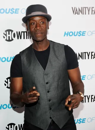 Don Cheadle - Don Cheadle, who extended his flawless résumé by starring in the Showtime series House of Lies, is nominated for Best Actor.&nbsp;(Photo: Michael Buckner/Getty Images)