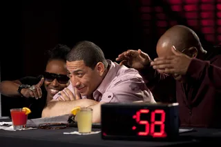 Peaking Interest - It seems this DJ at least had the judges engaged. (Photo: Moses Mitchell/BET)