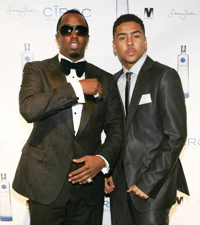 Sean Combs / Quincy - It's no secret that Diddy isn't biologically related to his eldest son Quincy, however, they couldn't be more alike. As a rapper and actor, he even nabbed the cover of&nbsp;BE magazine alongside other celeb kids striking out on their own.(Photo: Astrid Stawiarz/Getty Images)