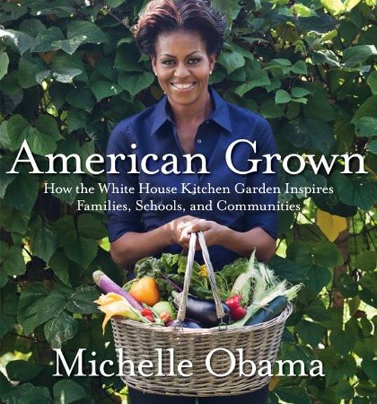First Lady’s Book Title Unveiled - More than eight months after announcing that First Lady Michelle Obama would be writing a book about healthy eating, Crown Publishing unveiled the title and cover image for the book on Monday, Oct. 24. American Grown: How the White House Kitchen Garden Inspires Families, Schools, and Communities will arrive in bookstores and be available for digital download on April 10, 2012.(Photo: Courtesy Random House Publishing)