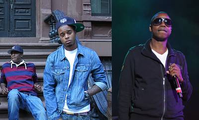 Doug E. Fresh / Trip and Slim - Rap legend Doug E. Fresh has taken a stage in his son Trip and Slim's future career in hip hop by managing their group,&nbsp;Square Off.(Photos from left: Myspace, Mike Coppola/Getty Images for DIRECTV)