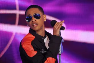 Say What Now? - Jacob Latimore listens as the crowd screams his name. (Photo: Fernando Leon/ BET/ PictureGroup)