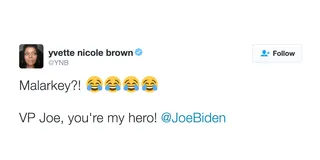 Yvette Nicole Brown - You know it's funny when you can get a comedian to laugh.(Photo: Yvette Nicole Brown via Twitter)&nbsp;