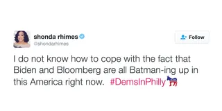 Shonda Rhimes - The Scandal creator may have found a plotline for the upcoming season...(Photo: Shonda Rhimes via Twitter)&nbsp;