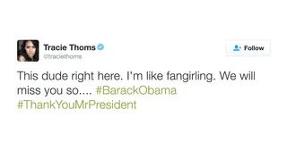 Tracie Thoms - Millions feel the same way.(Photo: Tracie Thoms via Twitter)&nbsp;