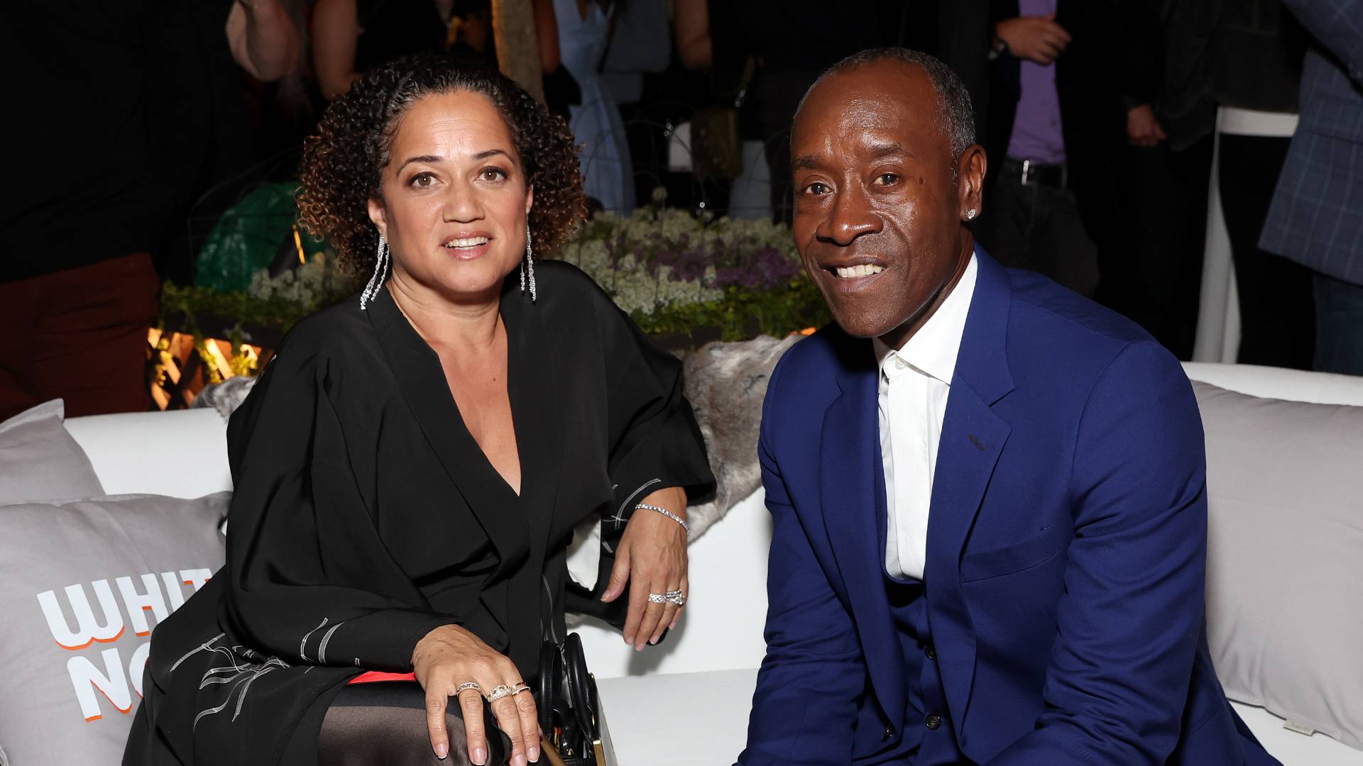 Bridgid Coulter and Don Cheadle attend the White Noise New York Film Festival Opening Night Screening on September 30, 2022 in New York City. 