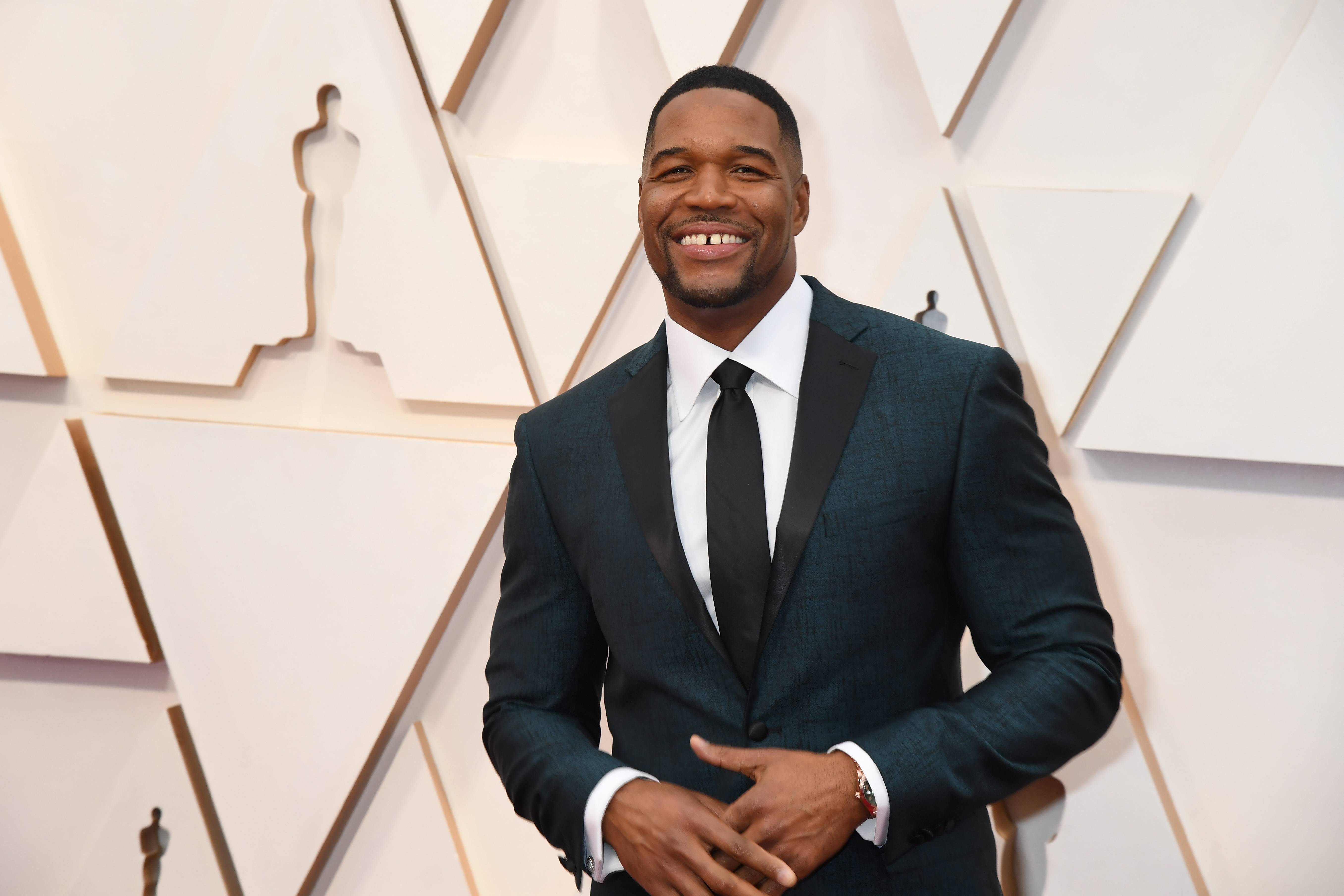 HOLLYWOOD, CALIFORNIA - FEBRUARY 09: Michael Strahan attends the 92nd Annual Academy Awards at Hollywood and Highland on February 09, 2020 in Hollywood, California. (Photo by Jeff Kravitz/FilmMagic)