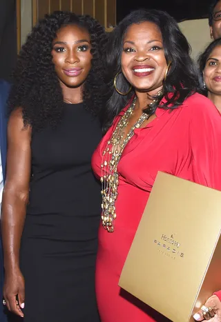The Champ Is Here - Tennis player Serena Williams poses with Jacquie Lee at the Taste of Tennis Gala Citigold VIP Lounge during Taste of Tennis Week at the W New York in NYC.(Photo: Mike Coppola/Getty Images for AYS)