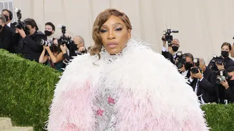 Serena Williams attends The 2021 Met Gala Celebrating In America: A Lexicon Of Fashion at Metropolitan Museum of Art on September 13, 2021 in New York City. 