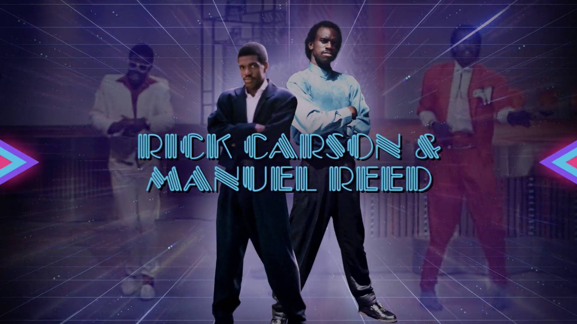 Pictured: Soul Train Dancer Rick Carson and Manuel Reed