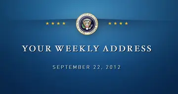 Obama Weekly Address: Congress Must Act to Create Jobs and Grow the Economy