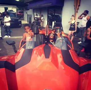 'New Atlanta' - "Crossover spaghetti junction/Northside Migo bando bunkin'/Lil' momma she foreign, she not from this country/Fly to/Atlanta, we land in the morning/Droppin' my top on the avenue!"  (Photo: Migos via Instagram)