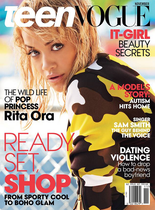 Rita Ora on Teen Vogue - Image 5 from On Newsstands Now