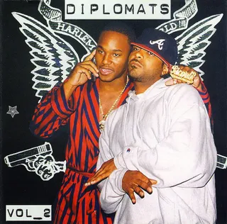 Cam'ron - Cam'ron has a fascination with bathrobes ever since doing the Dougie in one when he portrayed drug dealer Alpo Martinez in the film Paid in Full. Cam has rocked robes at shows and was even hawking a few exclusive ones for $200 a pop earlier this year.(Photo: Diplomat Records)