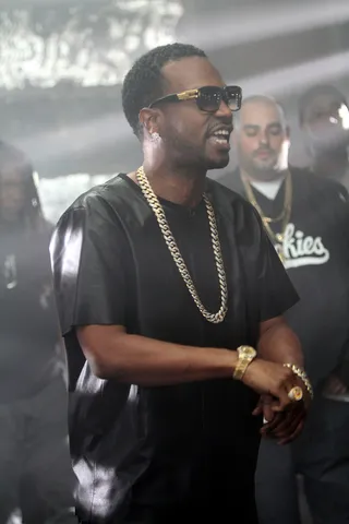 Juicy j - The originator of Turn Up Juicy J has been rocking cyphers and getting the crowd buck for nearly 20 years. Whether&nbsp;it be about ratchet strippers, getting throwed or tearing the club up, The Juice Man got the arsenal in his rhyme book to kill any cypher. &nbsp; &nbsp;&nbsp;(Photo: Maury Phillips/WireImage)