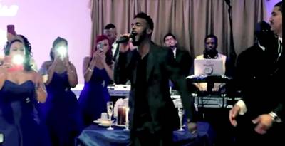 Luke James Surprises a Bride and Groom - Luke James doesn?t just sing the emotions, he brought them to a wedding. He surprised a bride and groom with his soulful vocals, serenading the newlyweds during their first dance with his song ?I Want You,? from his self-titled album. Check out the video here.(Photo: Leslie Rojas-Bullock via Youtube)&nbsp;