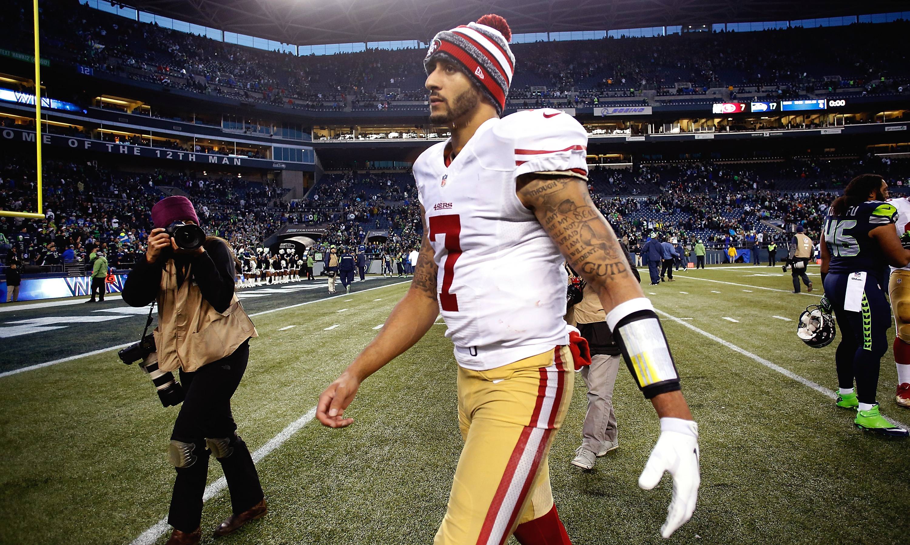 J.Cole and Trey Songz Show Colin Kaepernick Support By Performing in His  Jersey