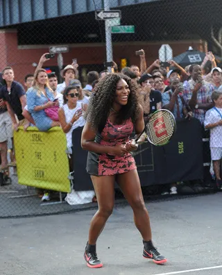 Queen Serena - Tennis player Serena Williams attends Nike's NYC Street Tennis Event in New York City.(Photo: Brad Barket/Getty Images)