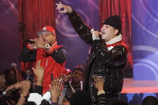 "I'm a Coke Boy" - Chinx Drugz Feat. French Montana, Rick Ross and Diddy - French Montana could've been a lot of things, but the drug push is ingrained in his heart. Montana steers the hook on the mid-tempo cut from his Coke Boys affiiliate, Chinx Drugz. With Diddy and Rick Ross&nbsp;verses, a violin and a noteworthy flip of LL Cool J's "Jinglin' Baby," this is a defining song from the CB crew.(Photo: John Ricard/BET)