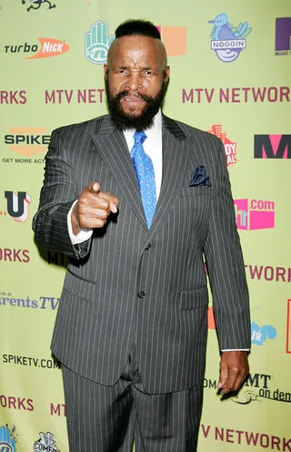 Mr. T - Mr. T enlisted in the U.S. Army and served in the Military Police Corps. in the mid-70s and was eventually promoted to Squad Leader.&nbsp;(Photo: Scott Gries/Getty Images)