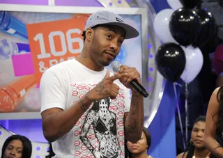 Bone Let's Everybody Know - Bones Brigante at 106 &amp; Park, May 25, 2012. (Photo: John Ricard / BET)