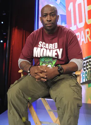 Follow @binkdog - Freestyle Friday judge Bink! at 106 &amp; Park, May 25, 2012. (Photo: John Ricard / BET)