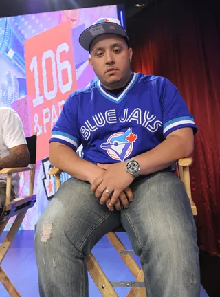 AJ Ahmed is Ready to Be Critical - Freestyle Friday judge AJ Ahmed at 106 &amp; Park, May 25, 2012. (Photo: John Ricard / BET)