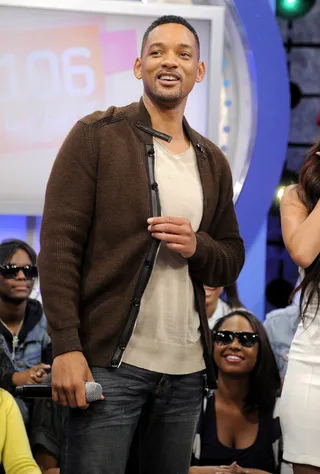 Will Smith, "Gettin' Jiggy Wit It" - A rags-to-riches come-up is one of rap's favorite topics, so it's no surprise that countless MCs have quoted the hook from&nbsp;The Jeffersons' aspirational theme song. And few MCs have come up more than Will Smith, who spit the following on his 1998 hit single:&nbsp;&nbsp; Women used to tease me Give it to me now nice and easy Since I moved up like George and Weezie  (Photo: John Ricard / BET)