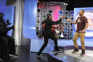 Show Me Bread - A$AP Rocky and Terrence J at 106 &amp; Park, May 24, 2012. (Photo: John Ricard / BET)