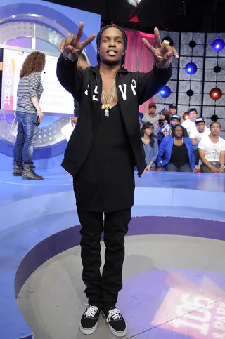I See You - A$AP Rocky at 106 &amp; Park, May 24, 2012. (Photo: John Ricard / BET)