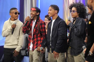 The Only Boy Band That Matters - Mindless Behavior at 106 &amp; Park, May 22, 2012. (Photo: John Ricard / BET)