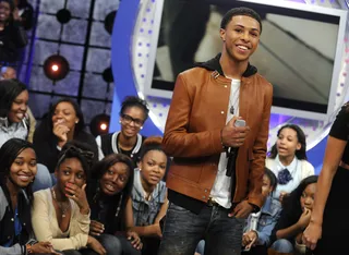 Diggy Does It for the Fans - Diggy Simmons at 106 &amp; Park, May 22, 2012. (Photo: John Ricard / BET)