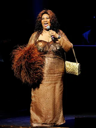 Aretha Franklin - Aretha Franklin is the "Queen of Soul" and has graced the Apollo stage with her presence, performance and amazing vocals over the years. It's only right, she's a legend!(Photo: Jemal Countess/Getty Images)