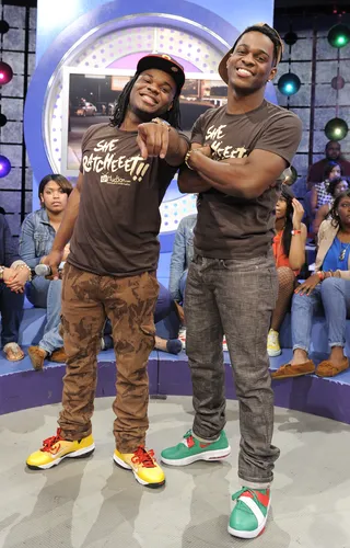 Lean On Me - Emmanuel and Phillip Hudson at 106 &amp; Park, May 18, 2012. (photo: John Ricard / BET)