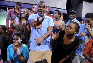 Deuces - Audience members at 106 &amp; Park, May 16, 2012. (Photo: John Ricard / BET)