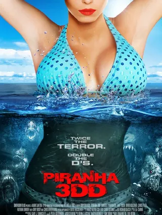 Piranha 3DD — June 1 - Ving Rhames and Meagan Tandy star in this horror-comedy thriller about blood-thirsty piranhas who sink their teeth into visitors of a water park. Also stars Gary Busey and David Hasselhoff.(Photo: Courtesy Dimension Films)