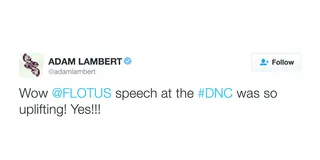 Adam Lambert - Much needed words of encouragement.(Photo: Adam Lambert via Twitter)&nbsp;