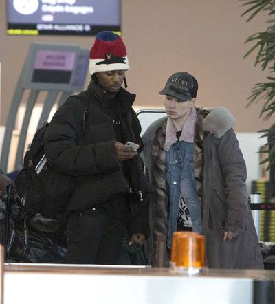 Playboi Carti and Iggy Izalea - Looks like this rapping duo is still going strong! Playboi Carti and Iggy Izalea were spotted heading to Toronto looking exhausted but ready for a baecation! (Photo: Image Direct)