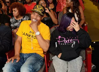 When Your Husband Tells a Corny Joke, But Thinks It's Funny - For T.I. and Tiny, the family hustle comes with a few lame jokes. Not that T.I. sees it that way.(Photo: Paras Griffin/BET/Getty Images for BET Networks)