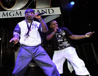 Naughty By Nature\r - The architects behind &quot;Hip Hop Hooray&quot; get on board the Soul Train line to give an equally massive shout-out to the one and only Heavy D.\r&nbsp;\r(Photo: Ethan Miller/Getty Images for MGM Resorts International)