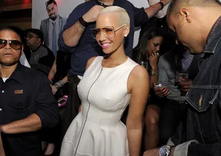 All Eyes on Amber\r - Amber Rose parties it up at Club Marquee in New York City for the Master of the Mix season 2 premiere after party. (Photo: John Ricard / BET)