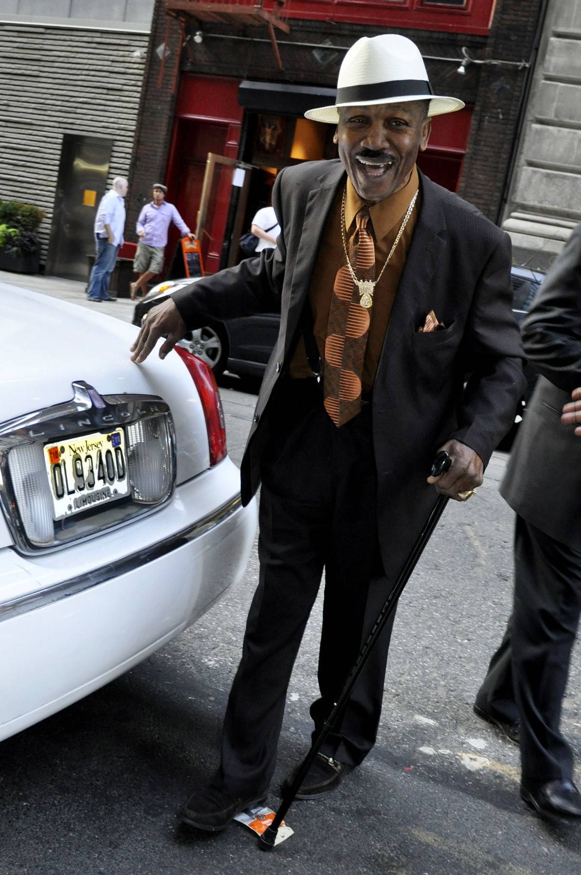 Eternally Iconic\r - Frazier remained a recognizable icon even after his days inside the ring became a&nbsp;significant part of&nbsp;American sports history. Here, he is pictured in September 2011. (Photo: MAXA /Landov)