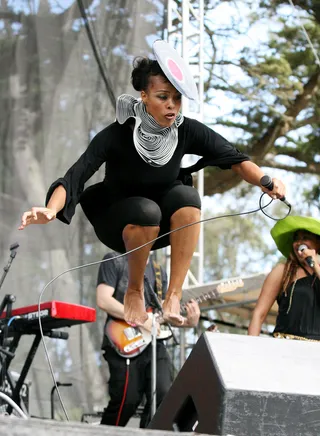 Intro to Insutrments - Zap Mama released an album in 1997 called 7 and it was their first introduction to instruments in their sound. The album also featured collaborations with Jamaican dub artist U-Roy and spoken-word poet Michael Franti. (Photo: FilmMagic Inc/FilmMagic)
