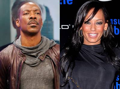 Eddie Murphy and Mel B - Eddie Murphy insisted he wasn't former Spice Girls singer Mel B's baby daddy ? until a paternity test proved him wrong. (Photos from left: John Ricard, L.Martinez/JPegFoto)