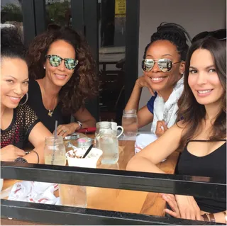 The Real Women Hung Out - What could they have possibly discussed?  (Photo: Erica Ash via Instagram)