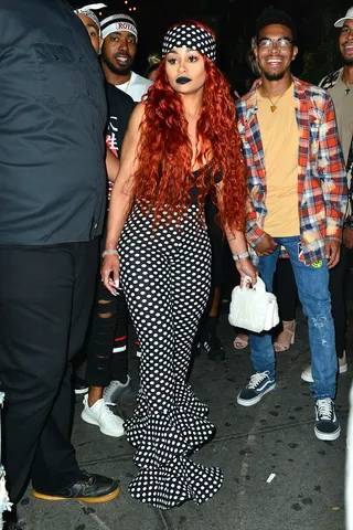 Blac Chyna - Blac Chyna is dressed for a night out on the town in In Hollywood.&nbsp;(Photo: WENN.com)