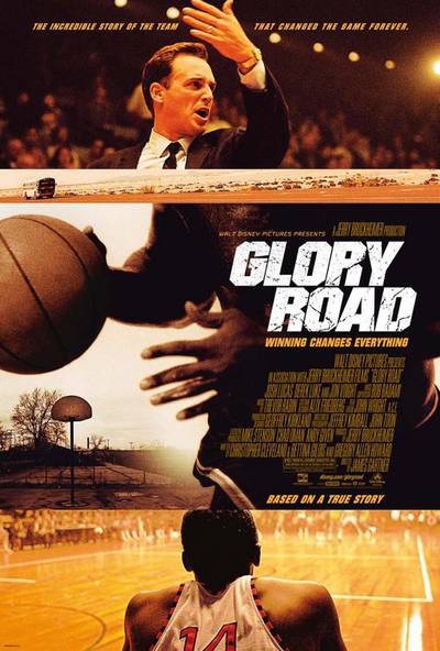 Glory Road, Saturday at 5:30P/4:30C - Derek Luke's ready to lead his team to victory. See other Black actors who showed off their athletic skills in film.&nbsp;Encore presentation on Sunday at 1P/12C.(Photo:&nbsp;Walt Disney Pictures)