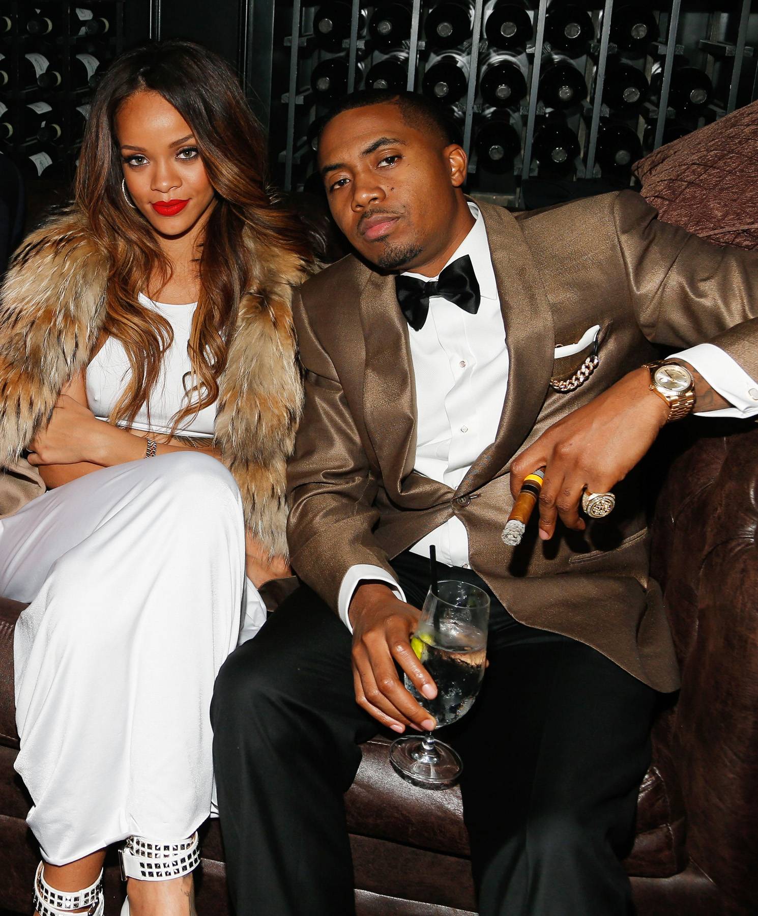 Rihanna Nas Def Jam Grammy Party
